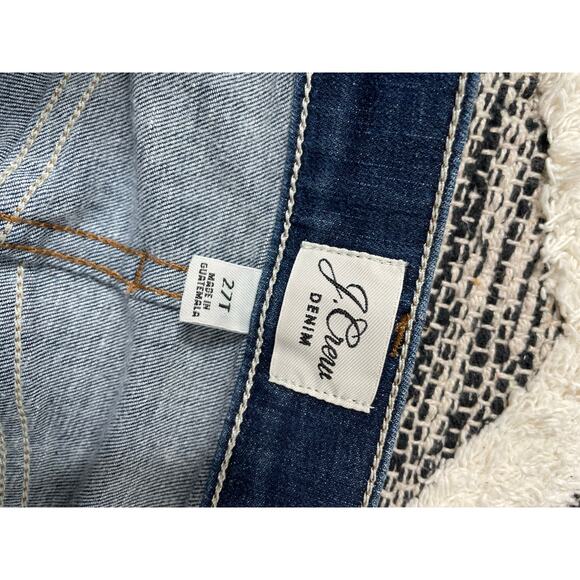 J. Crew ToothPick Mid rise  Skinny Jeans size 27 Tall style #H2877 - Picture 3 of 7